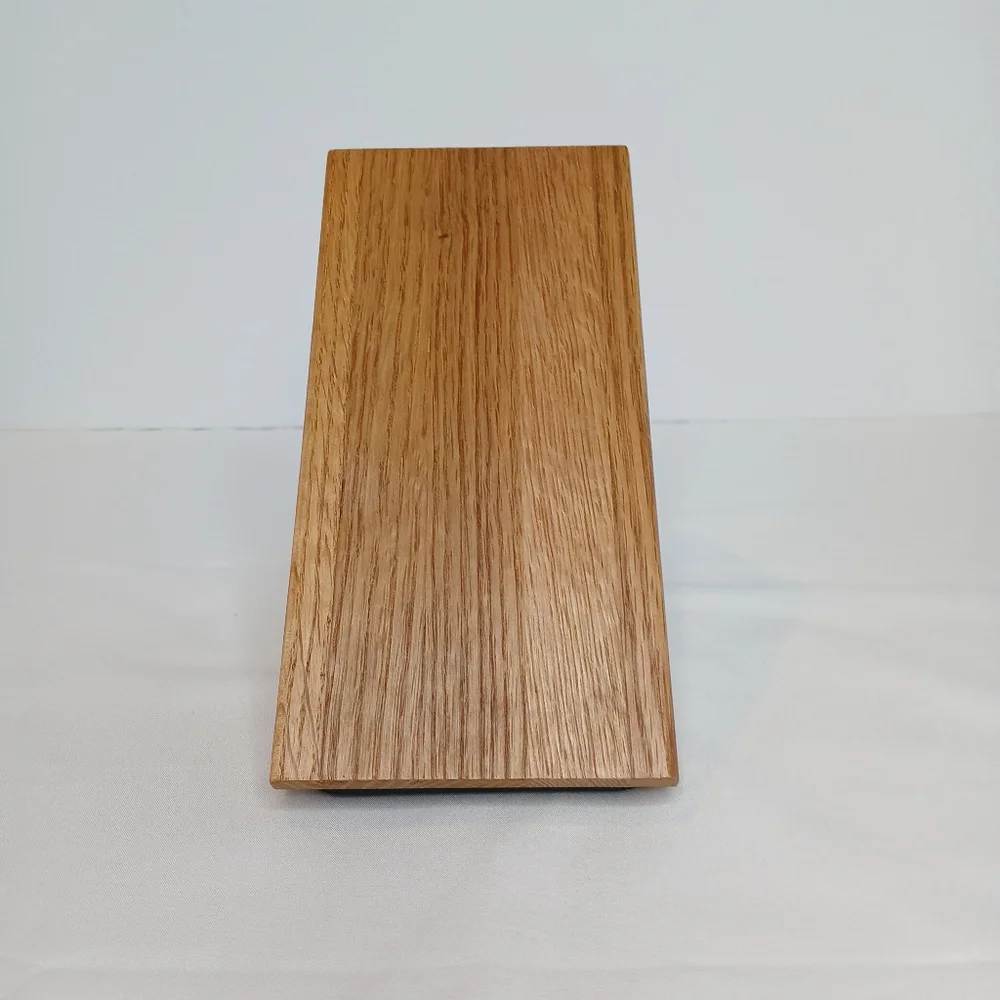 CUTCO Wood Knife Block USA Solid Honey Oak 8 Slot Knife Holder Up To 8